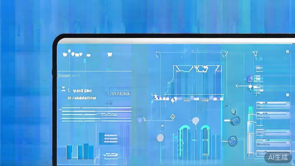 Flat vector illustration of photo metadata, dashboard style, soft blue gradient