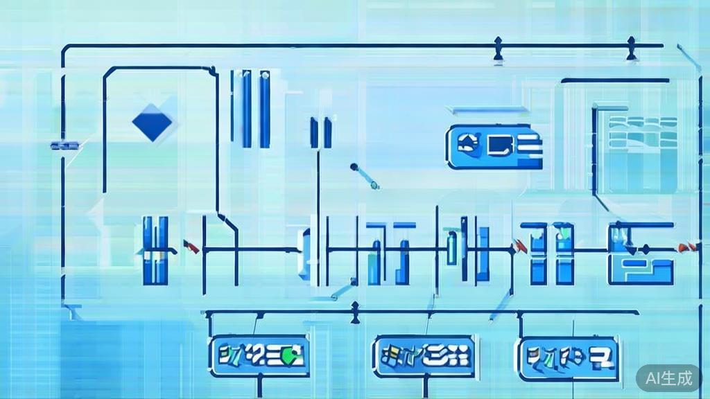 Flat vector illustration of startup challenges and solutions, dashboard style, soft blue gradient