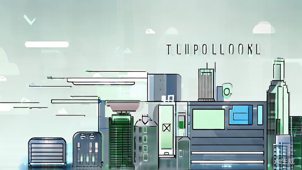 "High-quality business illustration of technology application in real world, minimal flat design"