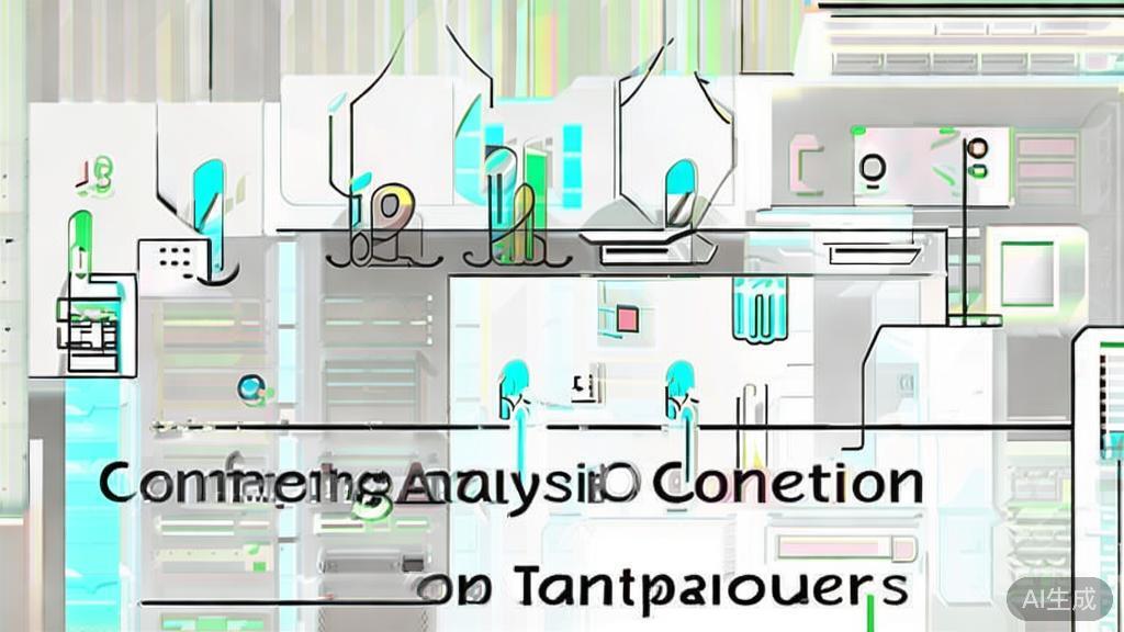 "High-quality business illustration depicting competition analysis for solo entrepreneurs, minimal flat design"