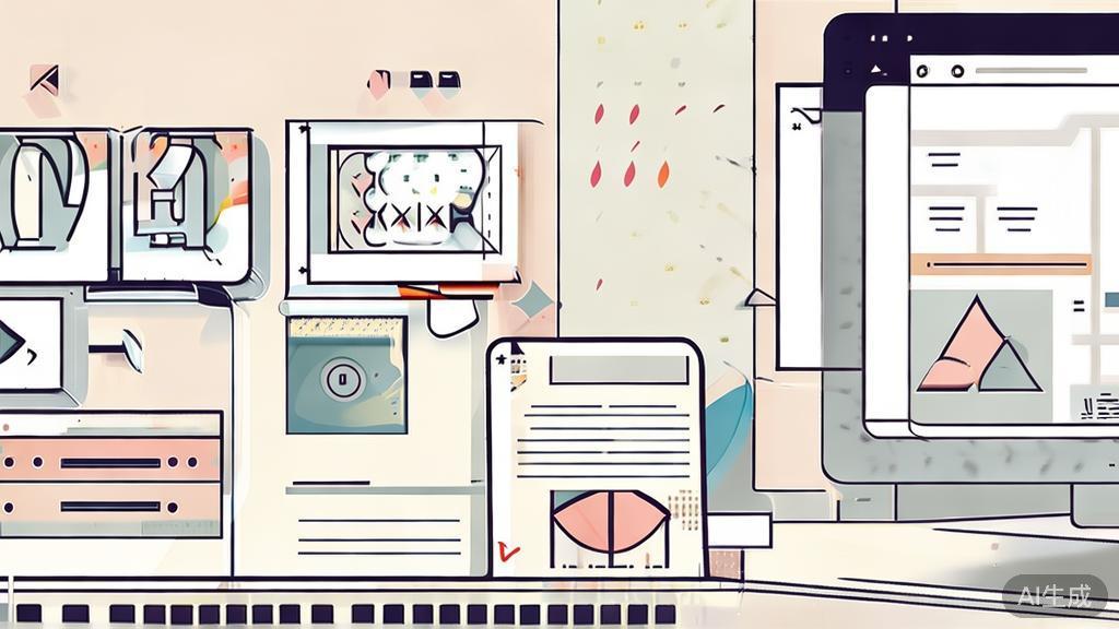 "High-quality business illustration regarding Canva as a design tool, minimal flat design"