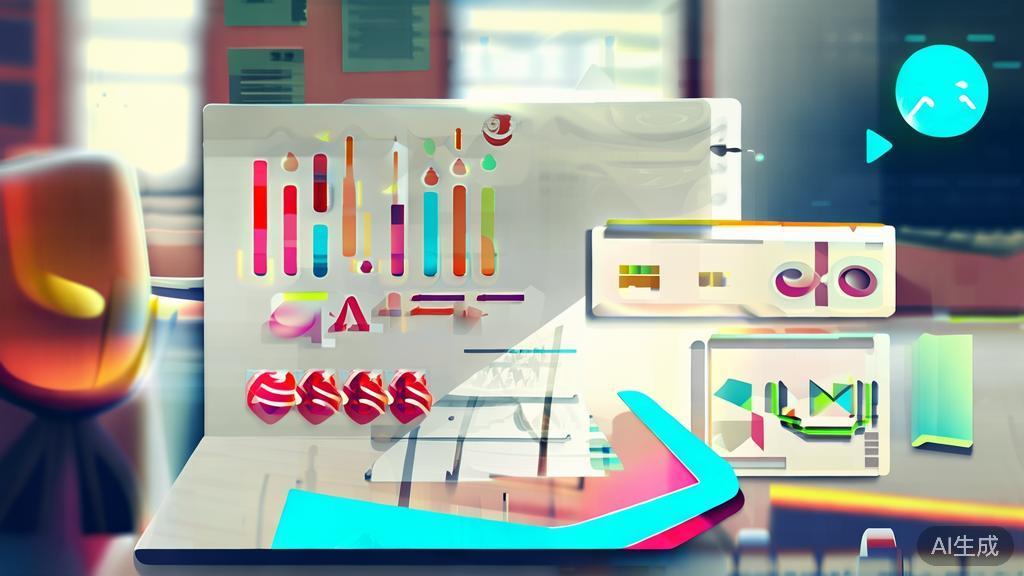 "High-quality business illustration regarding data analysis, minimal flat design"