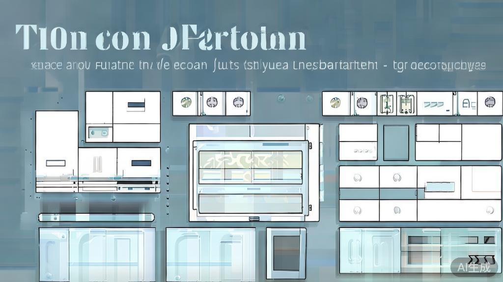 High-quality business illustration regarding smart content creation tool, minimal flat design