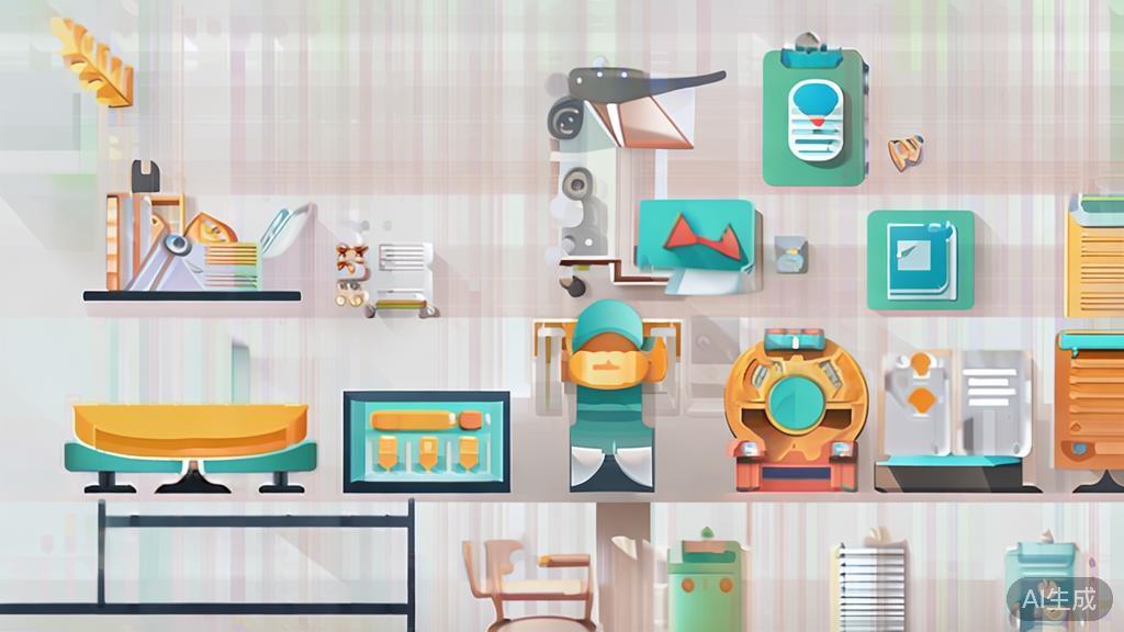"High-quality business illustration regarding digital tools for startups, minimal flat design"