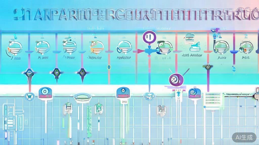 Flat vector illustration of startup recruitment process, dashboard style, soft blue gradient