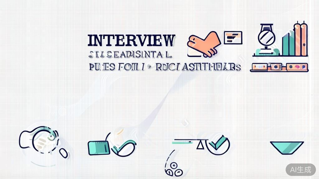 Flat vector illustration of interview process for evaluating potential partners, minimal design