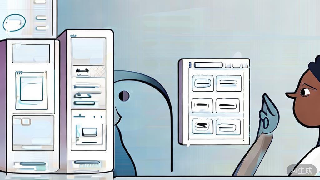 High-quality business illustration regarding user experimentation with software, minimal flat design