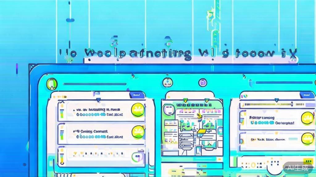 Flat vector illustration of effective video marketing strategies, dashboard style, soft blue gradient