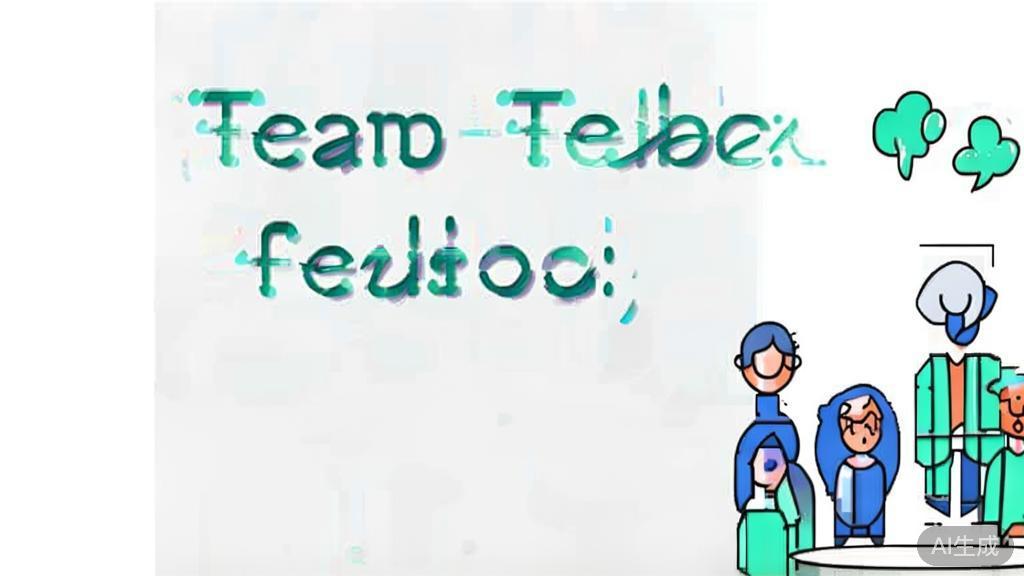 High-quality business illustration regarding team feedback, minimal flat design