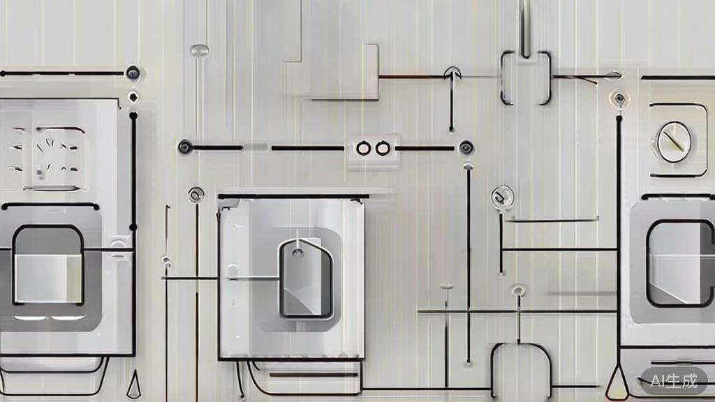High-quality business illustration of iterative image generation process, minimal flat design