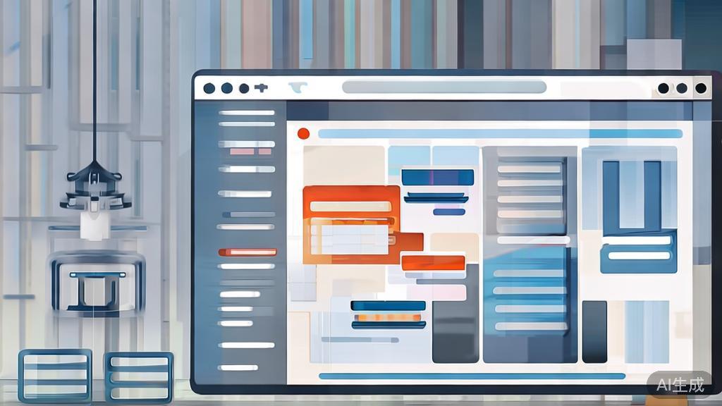 High-quality business illustration regarding image layer management, minimal flat design