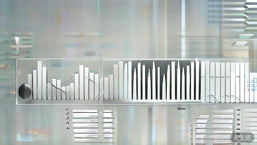 Minimalist business dashboard with abstract data visualization, soft gradient background, professional color scheme, clean geometric shapes, flat design style, high quality