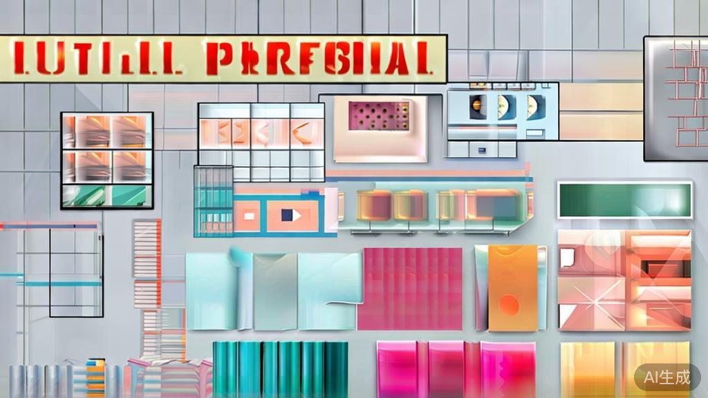 High-quality business illustration regarding unique style in portfolio, minimal flat design