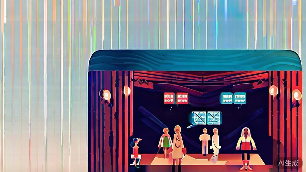 Flat vector illustration of a short play performance, dashboard style, soft blue gradient