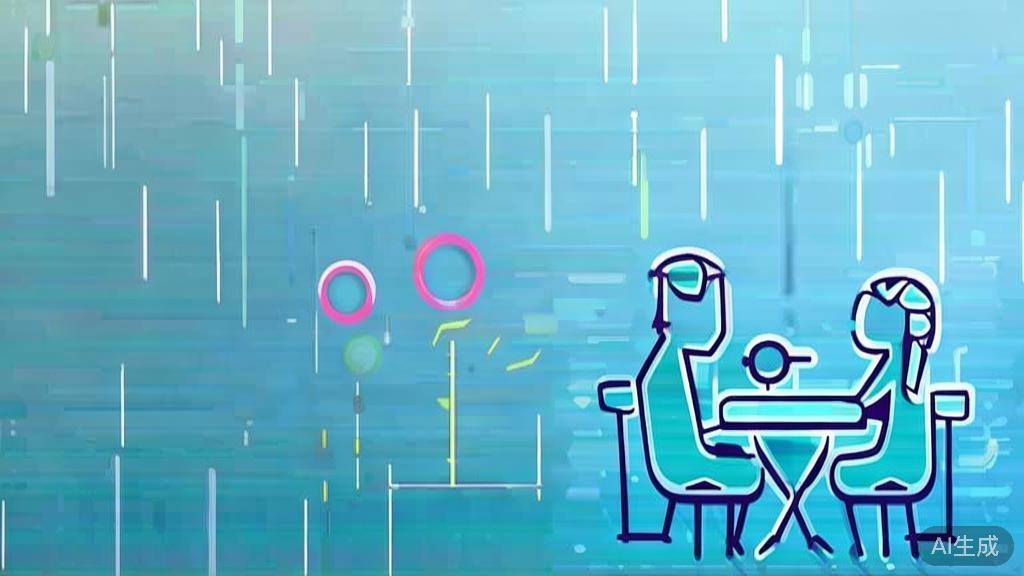 Flat vector illustration of a family gathering, dashboard style, soft blue gradient