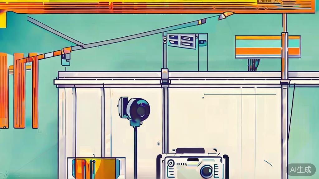 High-quality illustration of cost-effective video production, minimal flat design