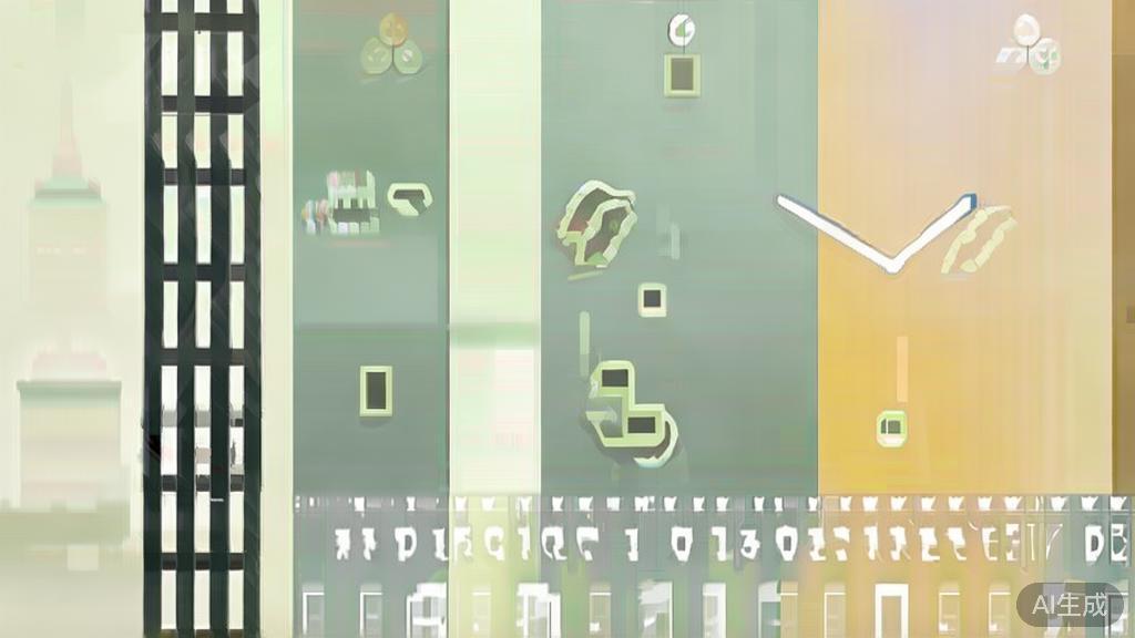 "High-quality illustration regarding pacing in short film storytelling, minimal flat design"