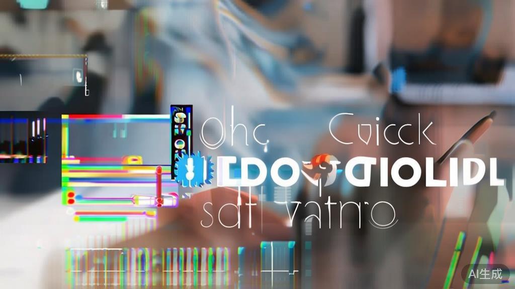 High-quality illustration of a person using one-click video editing software, minimal flat design