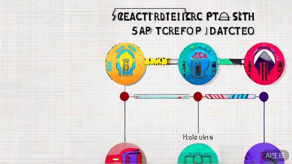 High-quality business illustration regarding script creation steps, minimal flat design