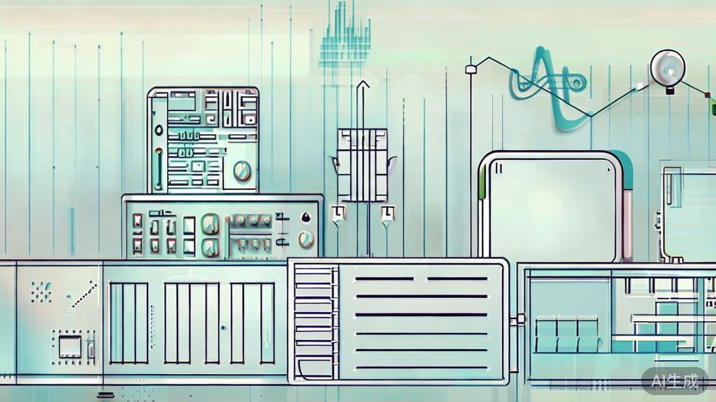 "Flat vector illustration of sound effects and music generation tools, minimal flat design"