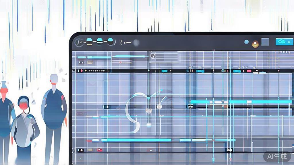 High-quality business illustration regarding the future of video editing, minimal flat design