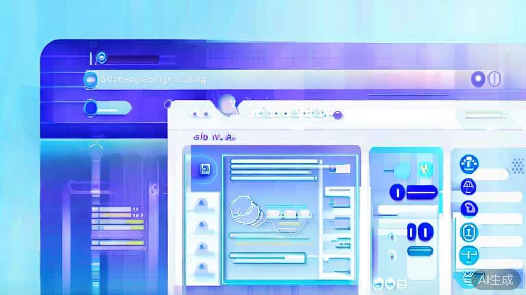 "Flat vector illustration of script writing process in AI short plays, dashboard style, soft blue gradient"