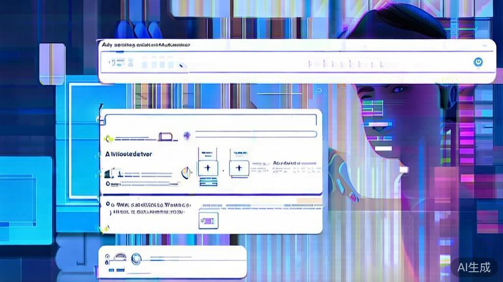 "High-quality illustration of user selecting AI video tools, minimal flat design"