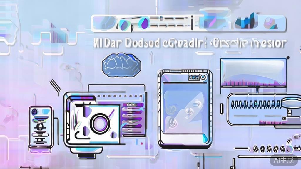 Flat vector illustration of AI tools for drama creation, high-quality minimal design