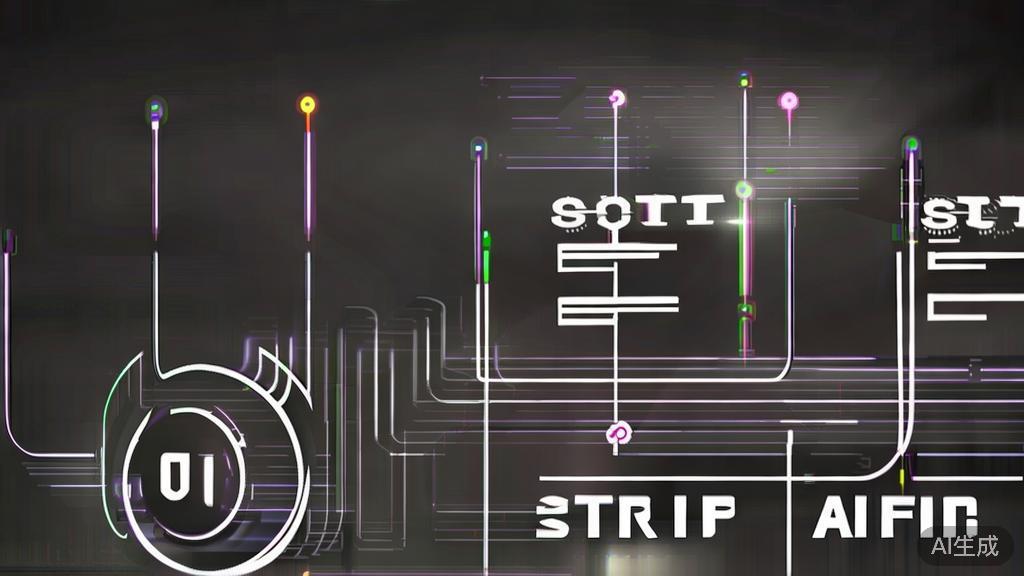 High-quality illustration of script iteration process using AI tools, minimal flat design