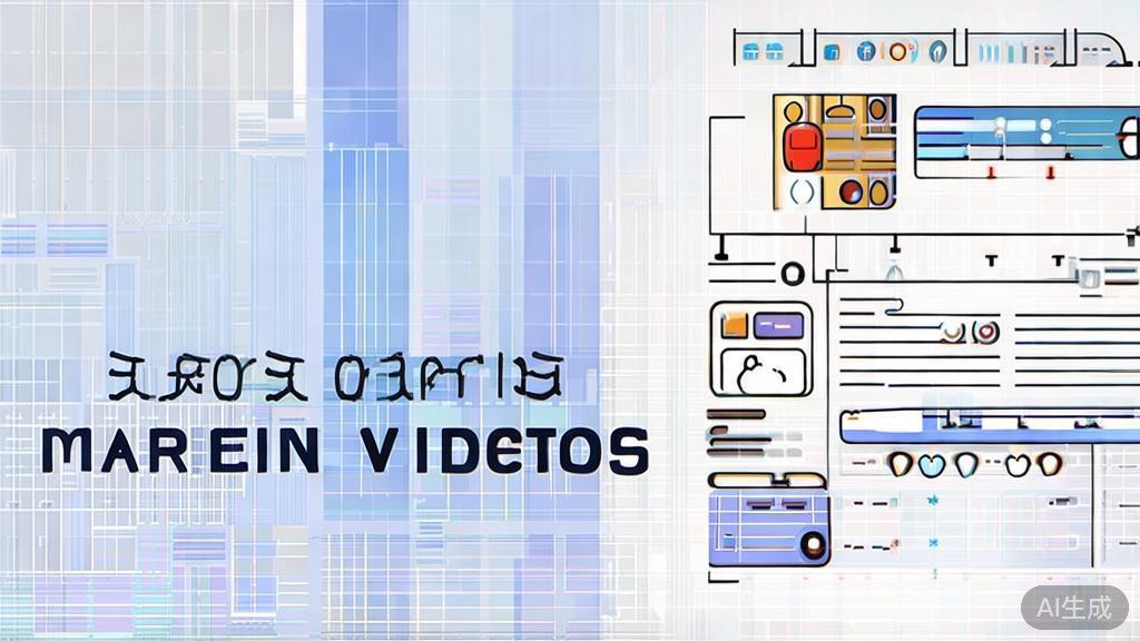 High-quality business illustration of social media marketing for anime videos, minimal flat design