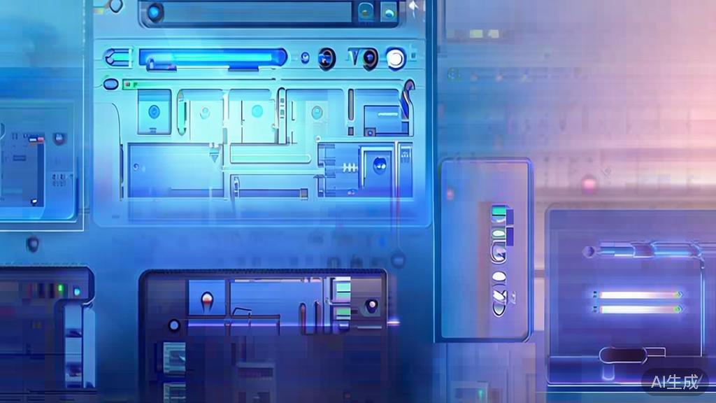 Flat vector illustration of film post-production, dashboard style, soft blue gradient