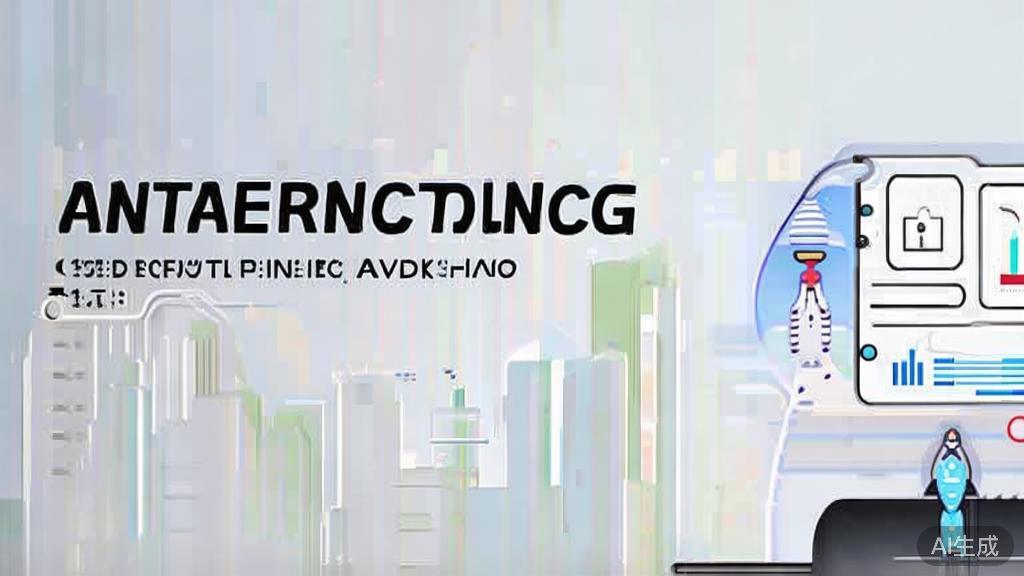 "High-quality business illustration regarding AI applications in advertising, minimal flat design"