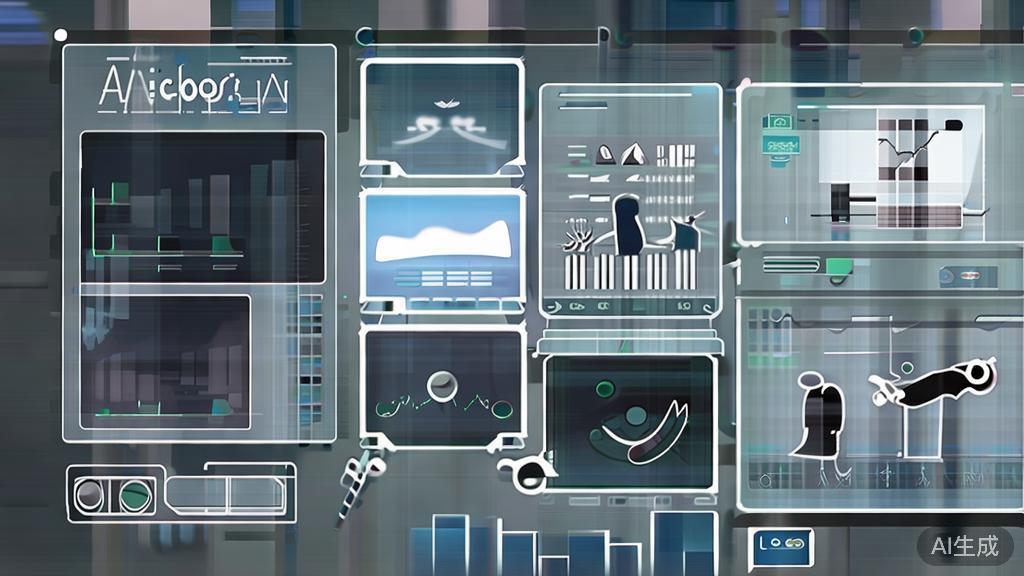 High-quality business illustration regarding effective usage of AI image generation tools, minimal flat design