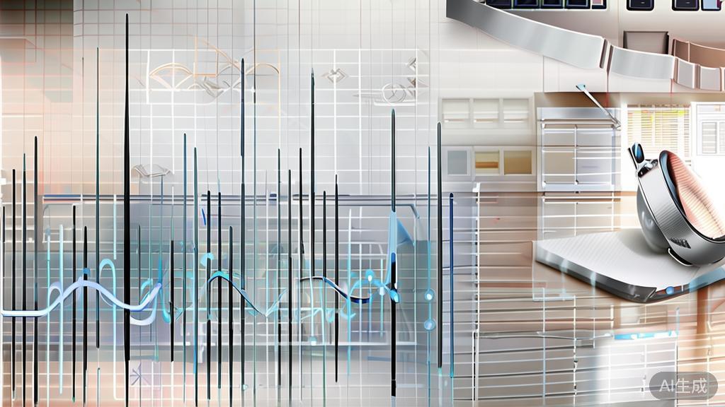 High-quality business illustration regarding video sound design, minimal flat design