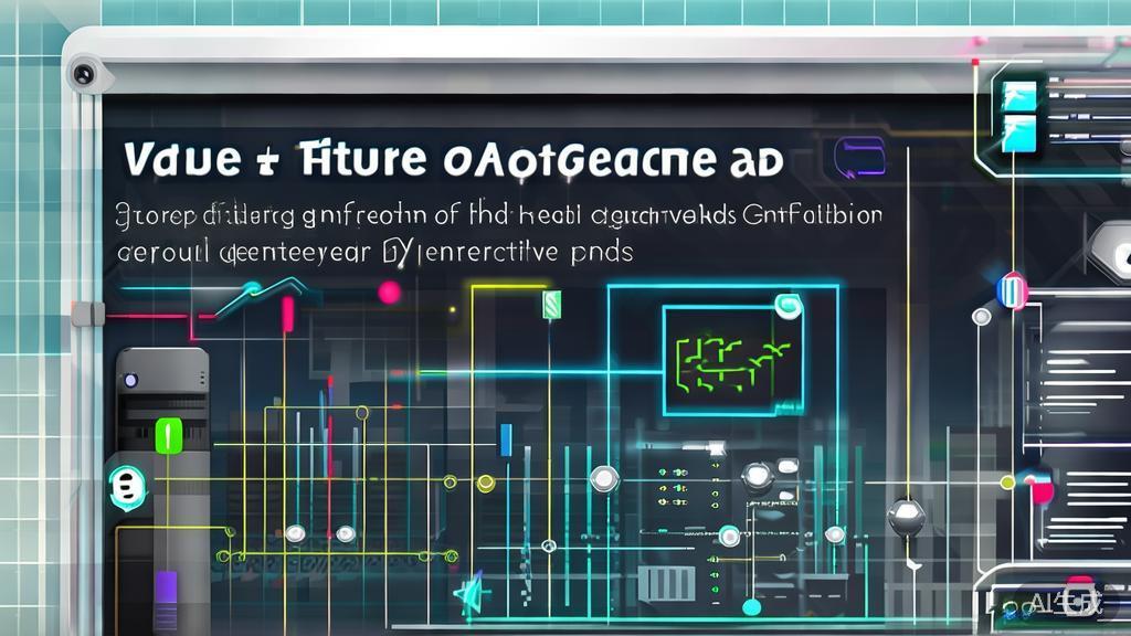 "High-quality business illustration regarding future trends in AI video generation, minimal flat design"