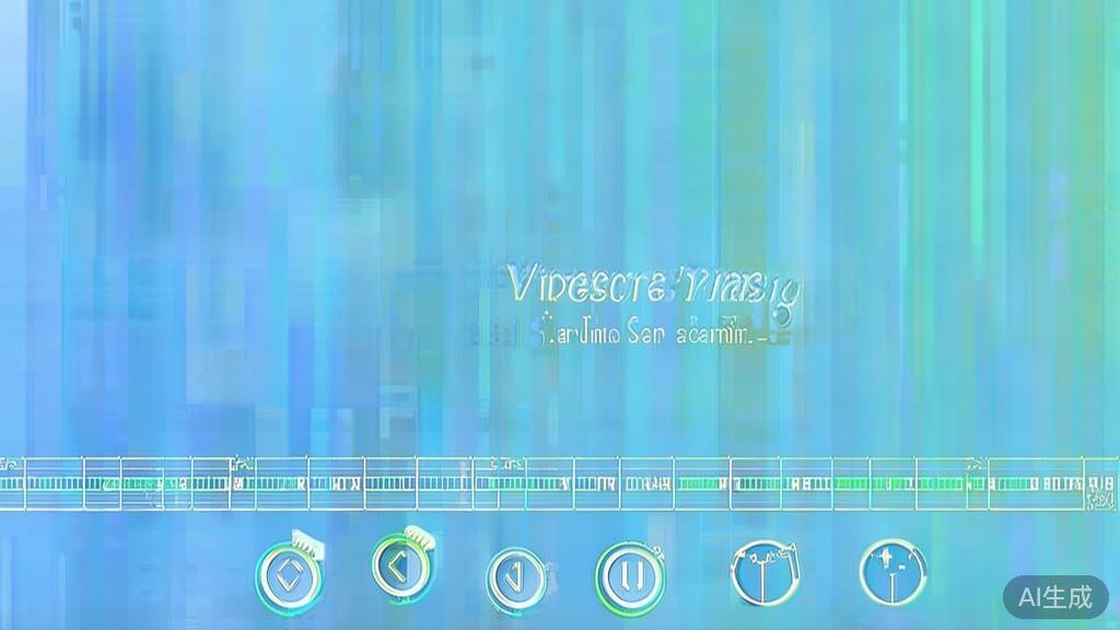 Flat vector illustration of video script planning, dashboard style, soft blue gradient