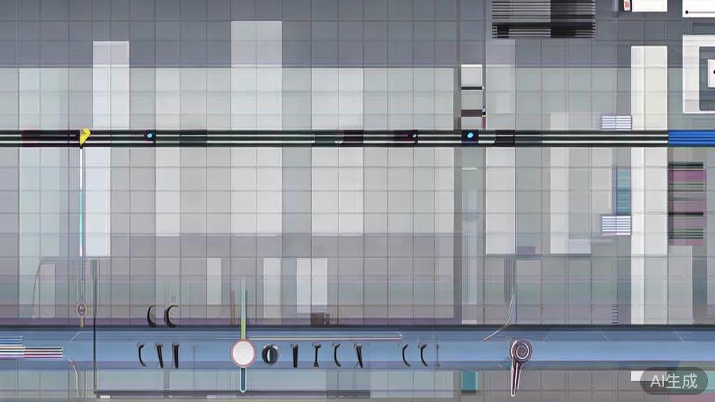 "High-quality business illustration of a video editing process, showing a timeline and editing tools, minimal flat design"