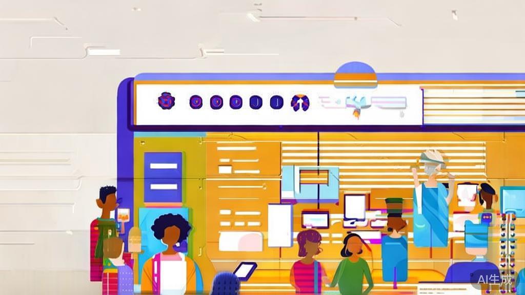 "Illustration of a diverse group of people watching a video tutorial on various devices, minimal flat design"