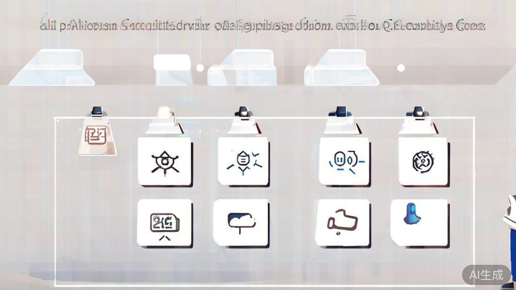 High-quality business illustration of choosing AI tools, minimal flat design