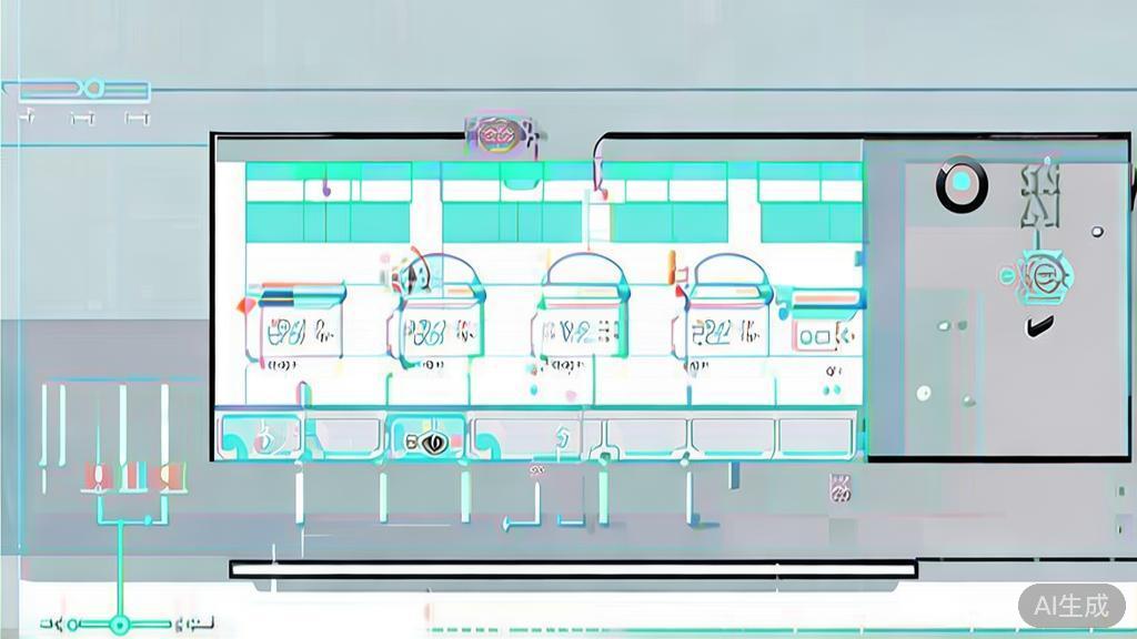 "High-quality business illustration regarding AI video applications, minimal flat design"