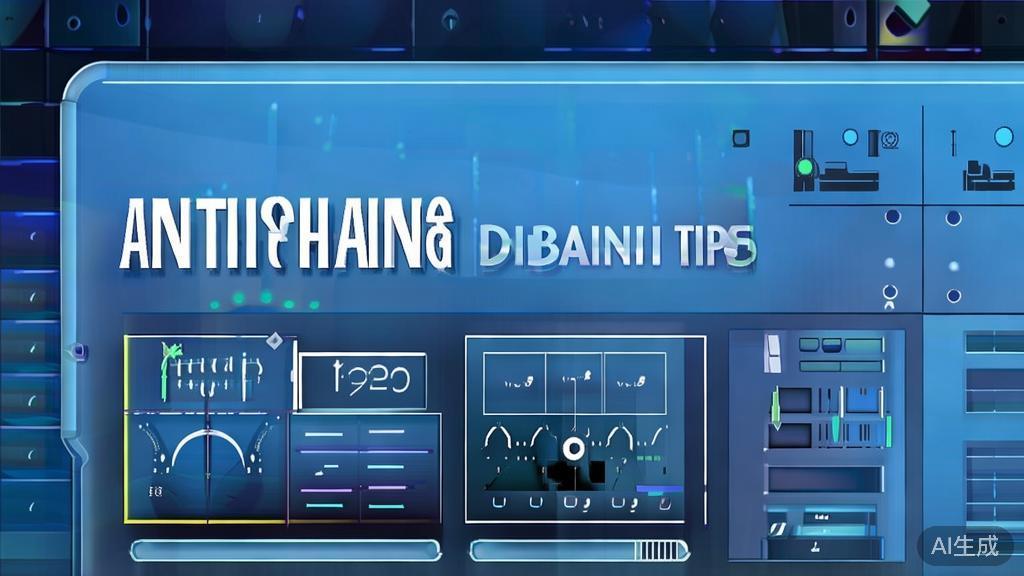 Flat vector illustration of animation tips, dashboard style, soft blue gradient