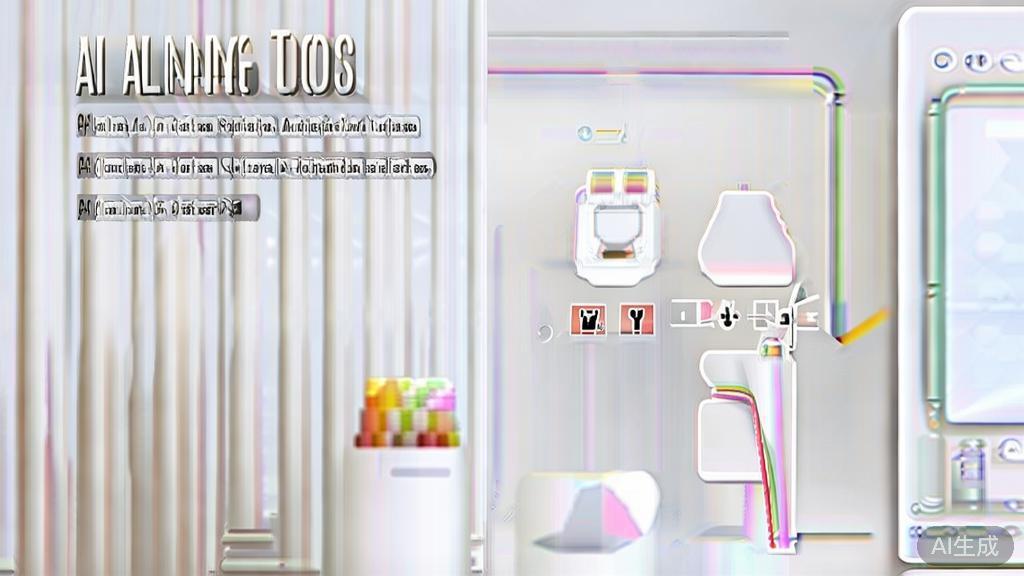 High-quality business illustration regarding AI绘画工具 selection, minimal flat design