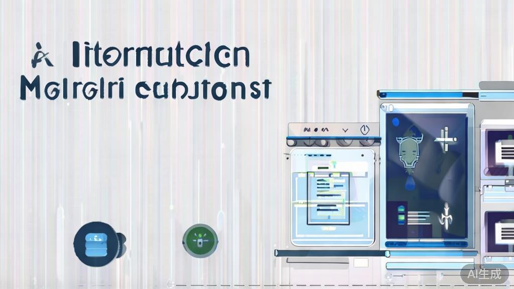 High-quality business illustration about future of AI in marketing, minimal flat design