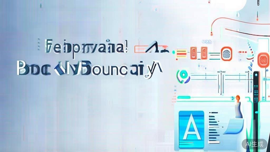 High-quality business illustration regarding brand identity through AI, minimal flat design