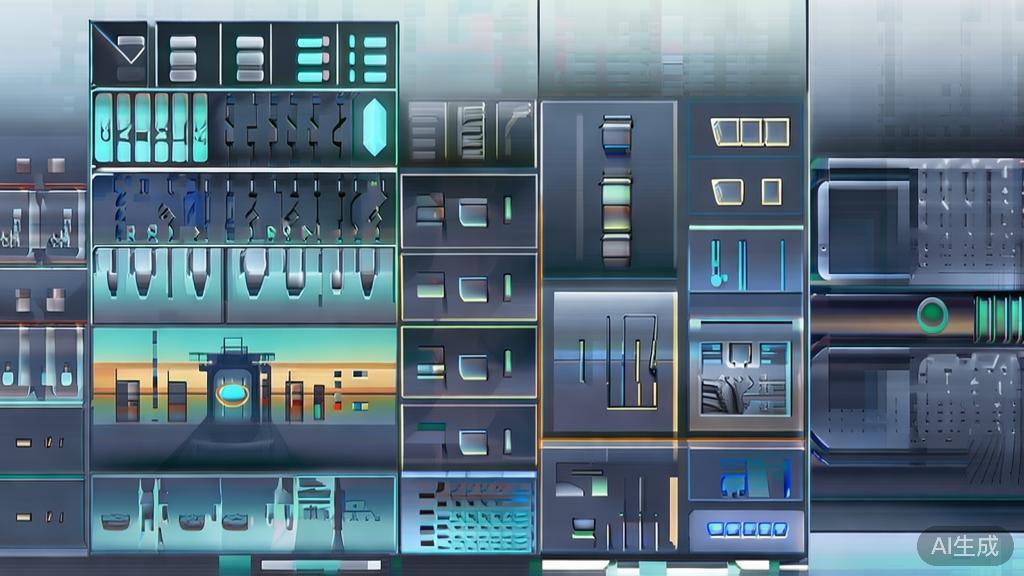 High-quality business illustration regarding video editing tools, minimal flat design