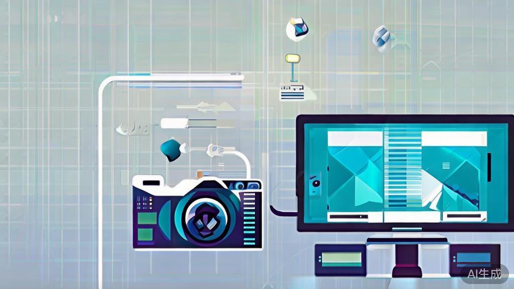 High-quality business illustration regarding video creation, minimal flat design