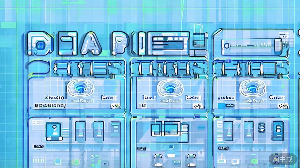 Flat vector illustration of common issues in video generation, dashboard style, soft blue gradient