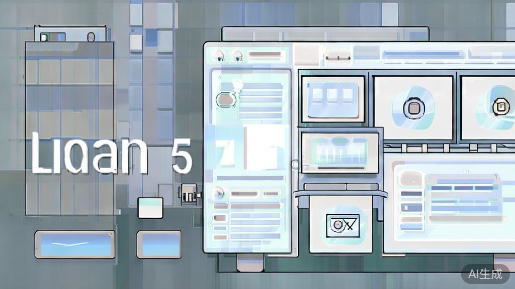 High-quality business illustration regarding Lumen5, minimal flat design