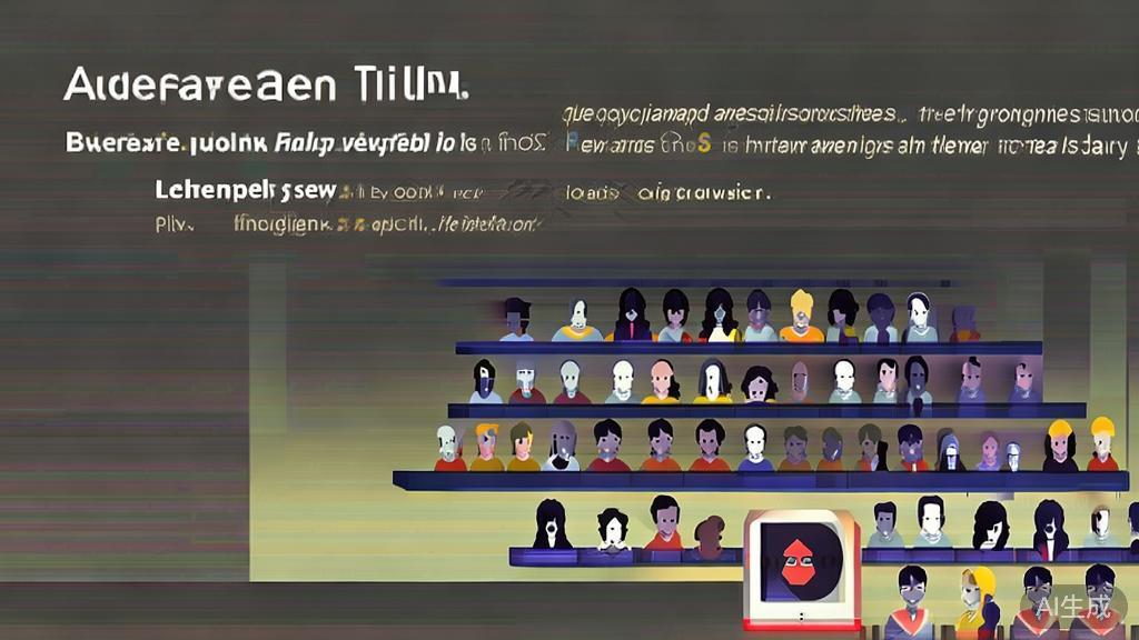 "High-quality business illustration regarding audience engagement in film, minimal flat design"