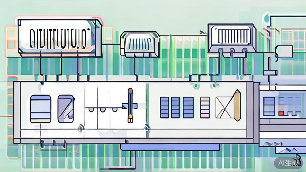 High-quality business illustration regarding animation production steps, minimal flat design